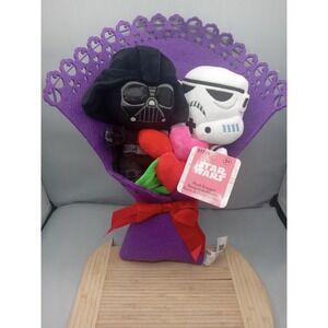 STAR WARS DARTH VADER & STORMTROOPER 13" Valentine's‎ Plush Bouquet 2025